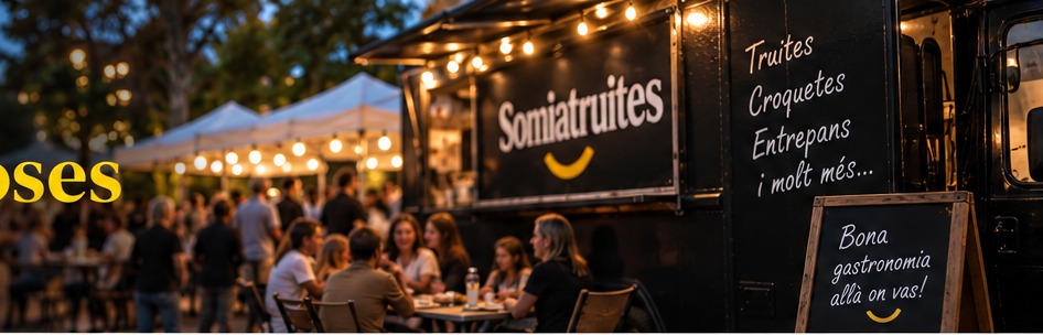 Ambient de fira i foodtruck del Somiatruites